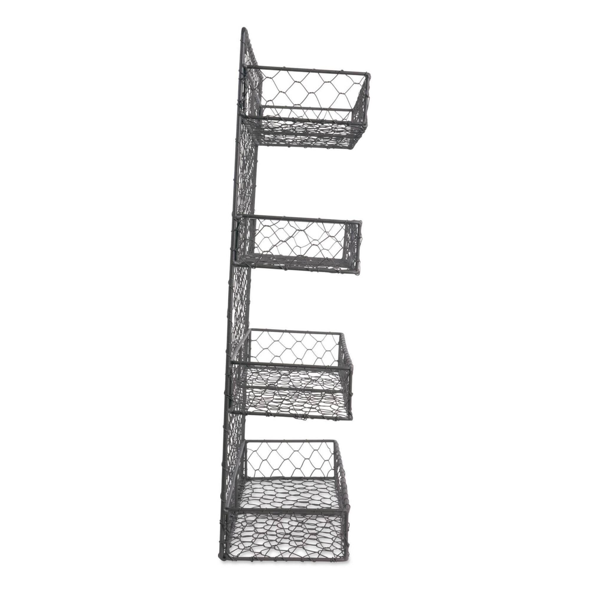 DII® 20" Double Wide 4 Row Chicken Wire Spice Rack